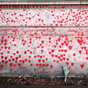 The Covid Memorial Wall in London.