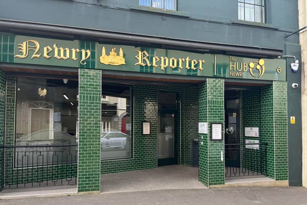 The Newry Reporter's offices on Margaret Street, Newry.
