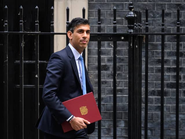 Rishi Sunak's government will preside over the highest tax rises on record, according to the Institute for Fiscal Studies. (Credit: Getty Images)