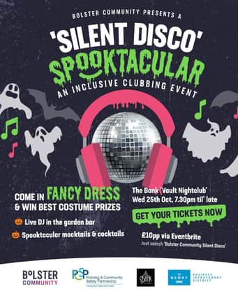 The silent disco spooktacular will take place at the Bank Bar, Newry.