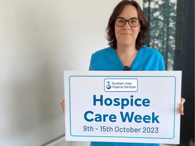 Rosy Adams launches Hospice Care Week.