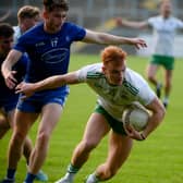 Burren's Danny Magill pictured in action against Loughinisland.
