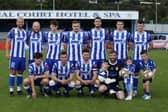 Newry City's starting XI on the opening day of the 2023/24 season v Loughgall. Credit: Presseye/Declan Roughan