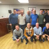 Newry City Past Players at the launch of the Past Players Association at The Showgrounds.  