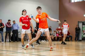 ​Fíachra Ó Dúill from the St. Killian’s club, Whitecross made history last weekend when he captured the Men’s minor Wallball All-Ireland title.