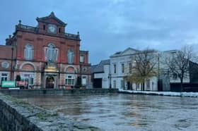 Newry Chamber President Julie Gibbons has asked everybody to 'stay out of Newry' whilst flood situation continues. Picture: Newry Chamber

