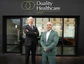 Duality Healthcare's John McEvoy and Dr Declan Morgan.