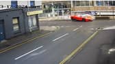CCTV captures moment driver crashes £100k Ferrari in city centre