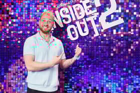 Sam Thompson arrives at the TikTok London office for a screening of Inside Out 2 ahead of its release in cinemas on June 14