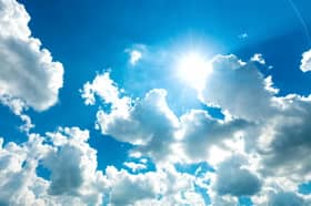 Sunny sky.