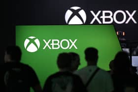 Visitors stand at the Xbox booth at the Gamescom video game fair in Cologne, Germany in August 2023 (Photo: INA FASSBENDER/AFP via Getty Images)