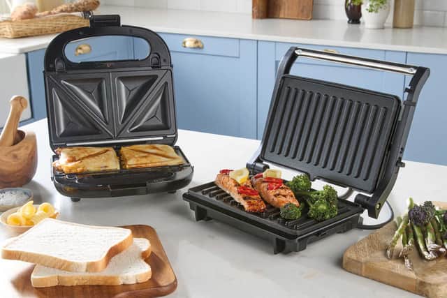 A toasted sandwich maker and a health grill are also featuring in the sale