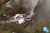 Site of passenger plane crash which killed all 61 aboard.