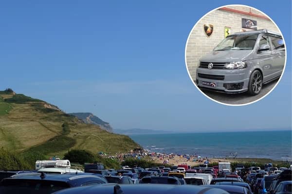 The high-spec campervan we hired through Camplify took us along the UK's south coast in complete comfort