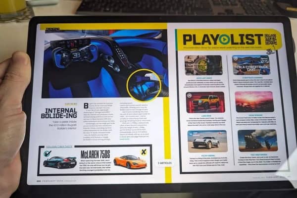 Digital magazines are really easy to read on a tablet or smartphone