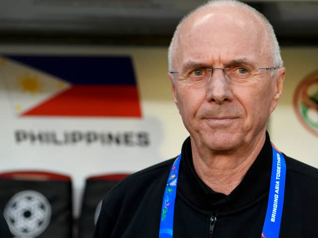 Former England manager Sven-Goran Eriksson has died. Picture: Khaled Desouki/AFP via Getty Images