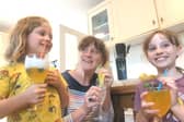 We made mocktails using the SodaStream Art and it was so much fun!