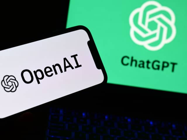 OpenAI and ChatGPT logo. Photo: MARCO BERTORELLO/AFP via Getty Images
