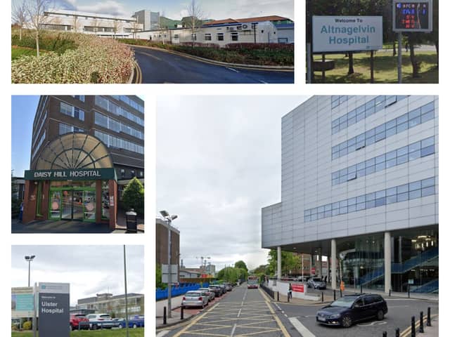 The average time patients are waiting for an urgent outpatient appointment at every hospital trust in Northern Ireland.