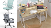 Desks and office chairs are on offer at Amazon this week