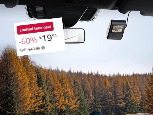 Dash cams are less than half price in Amazon's sale