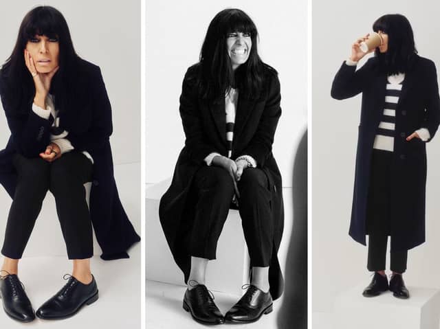 Claudia Winkleman has become an ambassador for M&S, showcasing a Jaeger autumn capsule wardrobe we all need in our lives.