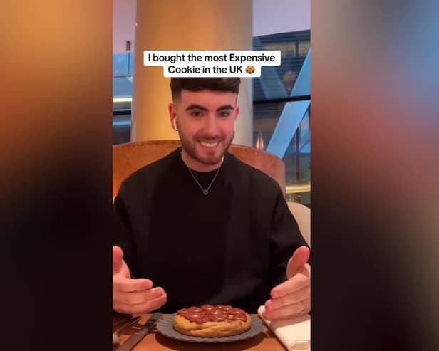 Callum Ryan tries the 'UK's most expensive cookie'.