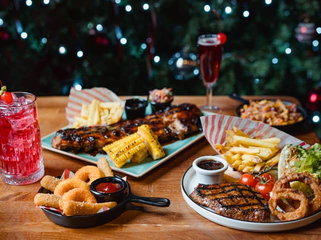 The new Christmas menu even features festive cocktails