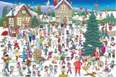 How many of the Christmas items can you find? 