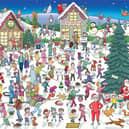 How many of the Christmas items can you find? 