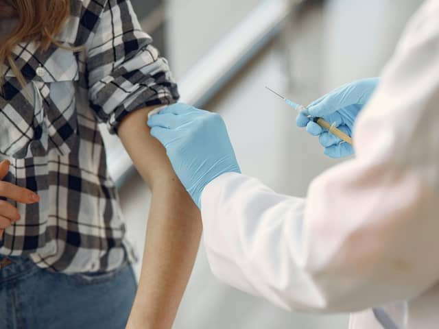 People who are eligible are being encouraged to get vaccinated to protect themselves from the 'quad-demic'.