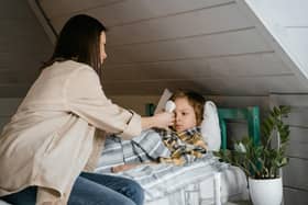 There was almost double the number of children in hospital with RSV compared with the same week last year. 