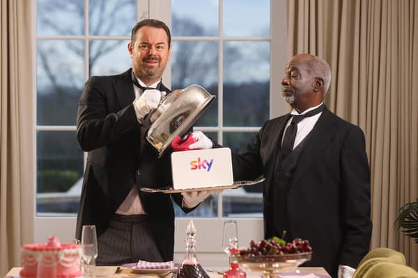 Danny Dyer marks his new role as the 'Broadband Butler'