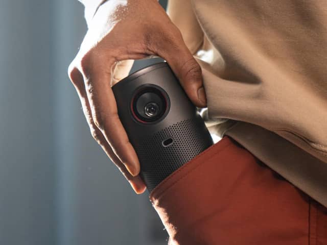 The Nebula Capsule Air is small enough to fit in a trouser pocket
