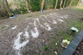 Ashes at Carleton Cemetery and Crematorium. 