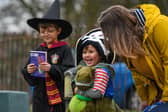 Children dressed up for World Book Day are welcomed to school by their headteacher in 2021 (Photo: Finnbarr Webster/Getty Images)
