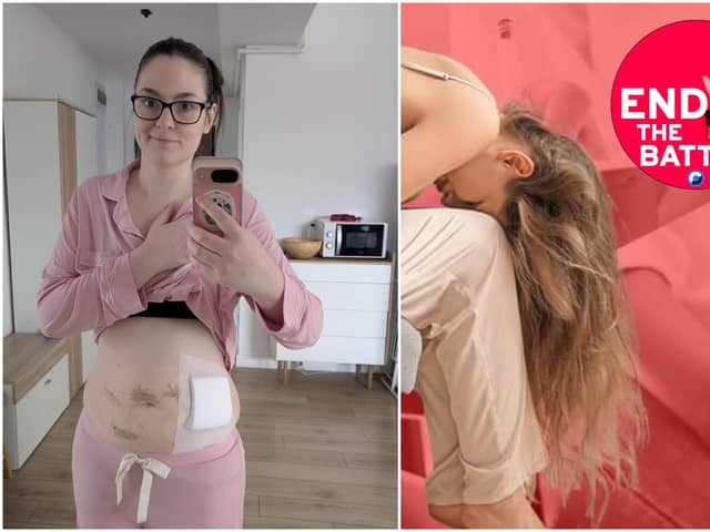Laurene recently travelled to Bucharest in Romania to have surgery for endometriosis.