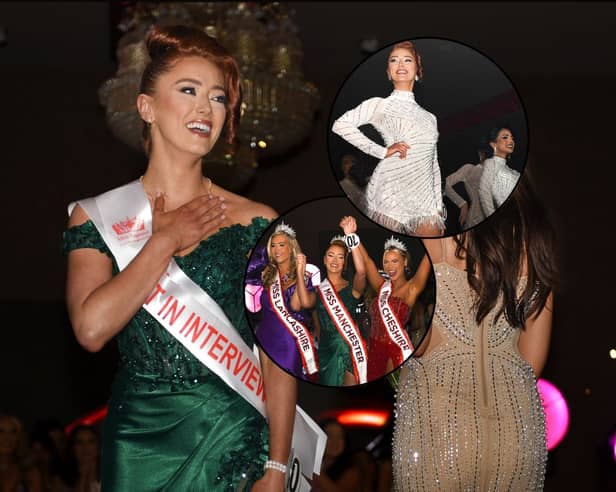 Victoria Quinlan, a dog groomer, was crowned Miss Manchester and will compete in Miss England beauty pageant.