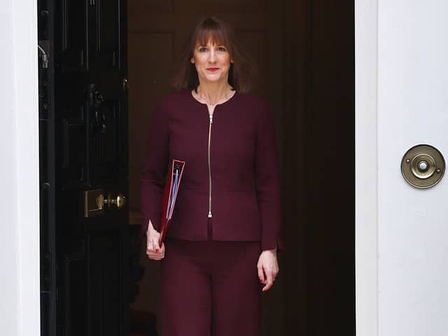 Chancellor Rachel Reeves leaves 11 Downing Street to deliver her spring statement to Parliament on March 26, 2025 (Photo: Peter Nicholls/Getty Images)
