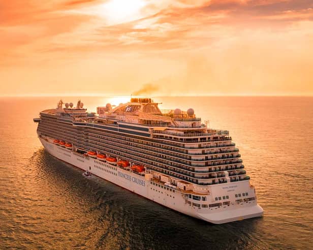 The prize includes an ocean view state room with a balcony