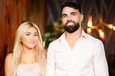 Married at First Sight Australia season 12 couple Awhina Rutene and Adrian Araouzou. Photo by Channel Nine.