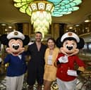 Emma and Matt Willis on board a Disney Cruise Line