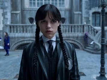 Jenna Ortega as Wednesday Addams in Wednesday season 2