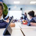 Actor and father Hugh Grant has spoken out against screens in schools