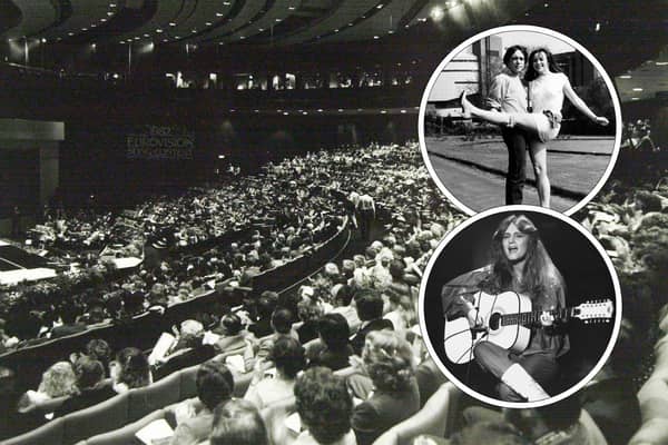 The 1982 Eurovision Song Contest was staged in the north of England for the first time. That year's show opened with the question 'Where is Harrogate?' as an international audience was introduced to the charms of the North Yorkshire spa town.