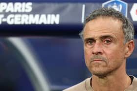 Paris Saint-Germain's coach Luis Enrique