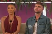 Sophie with Harry on Love Island