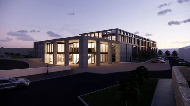 An artist's impression of the proposed Civic Hub.