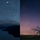 Meteor shower.