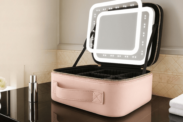 Why the LED Light Makeup Case with mirror is a must-have for your beauty routine - selling fast
